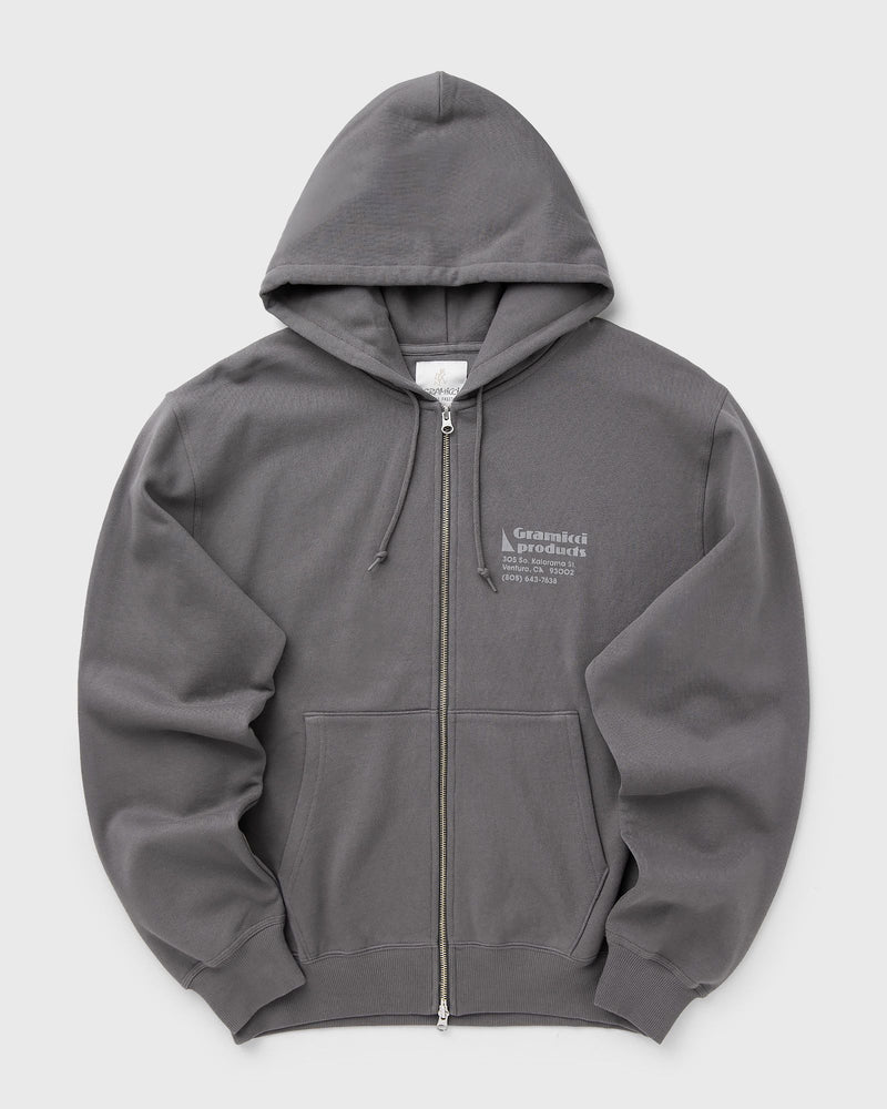 Gramicci G-Sail Zip Hooded Sweatshirt Grey
