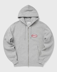 Gramicci Oval Patch Zip Hooded Sweatshirt Grey