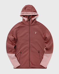Peak Performance Rider Essentials Midlayer Zip Hood Red