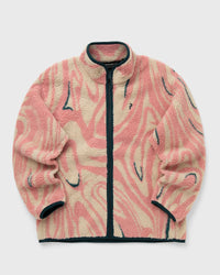 Peak Performance Graphic Pile Jacket Pink|beige