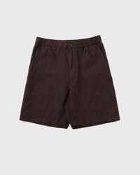 Lacoste Regular Fit Linen Blend Twill Shorts Brown