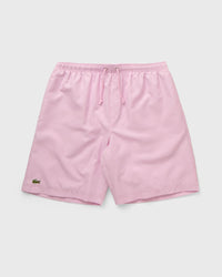 Lacoste Lightweight Diamond Taffeta Sport Shorts Pink