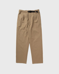 Goldwin One Tuck Tapered Stretch Pants beige