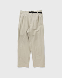 Goldwin One Tuck Tapered Ankle Pants Beige