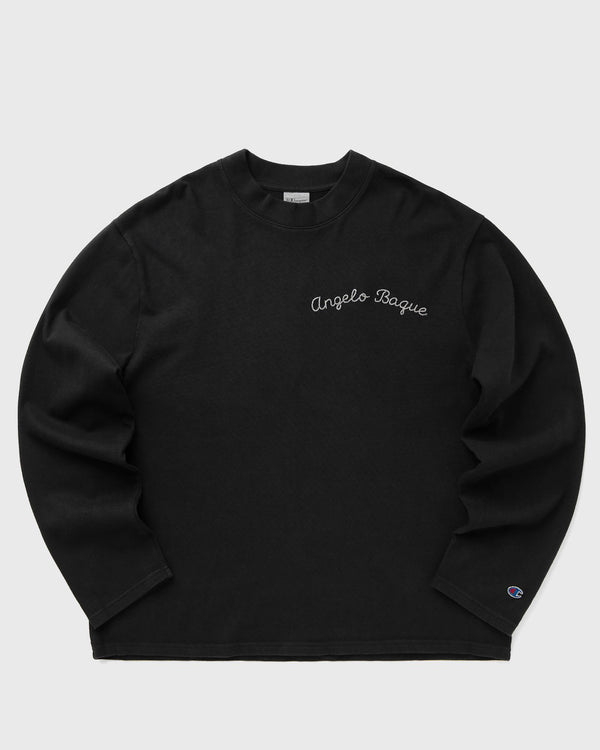 Champion X Angelo Baque Mock Turtle Neck Long Sleeves Tee black