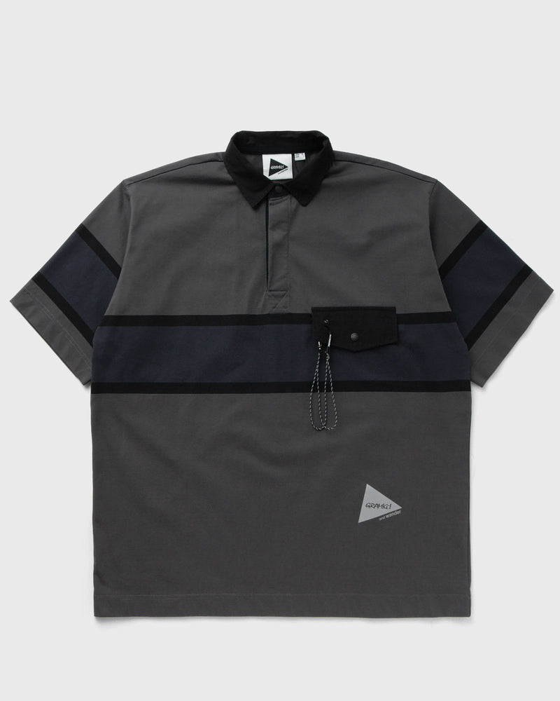 Gramicci X And Wander TECH RUGBY SHIRT grey