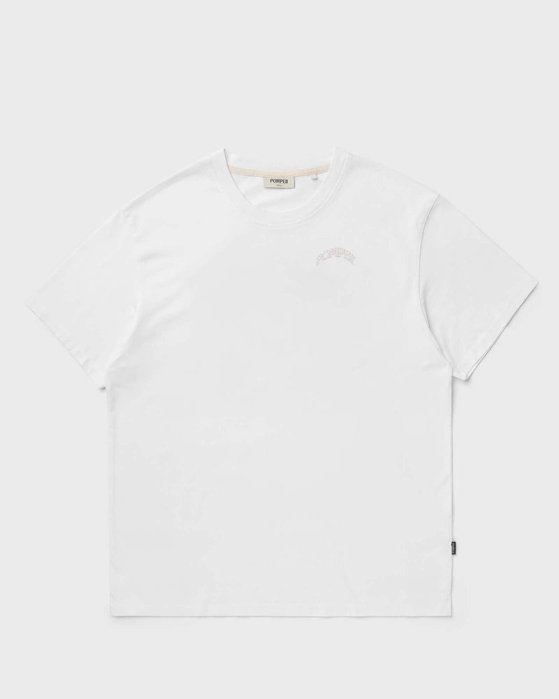 POMPEII FOUNTAIN WHITE REGULAR GRAPHIC TEE white