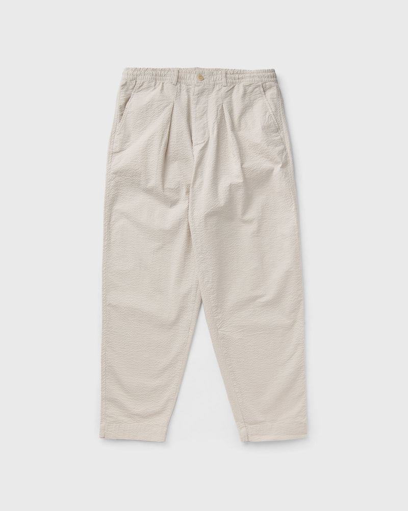 POMPEII LOOSE STONE SEERSUCKER TROUSER beige