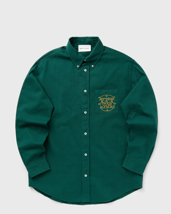 Drle de Monsieur La Chemise Slogan Tresses green