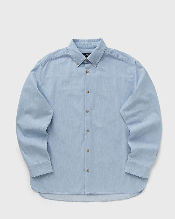 A.P.C. MATHIAS SHIRT blue