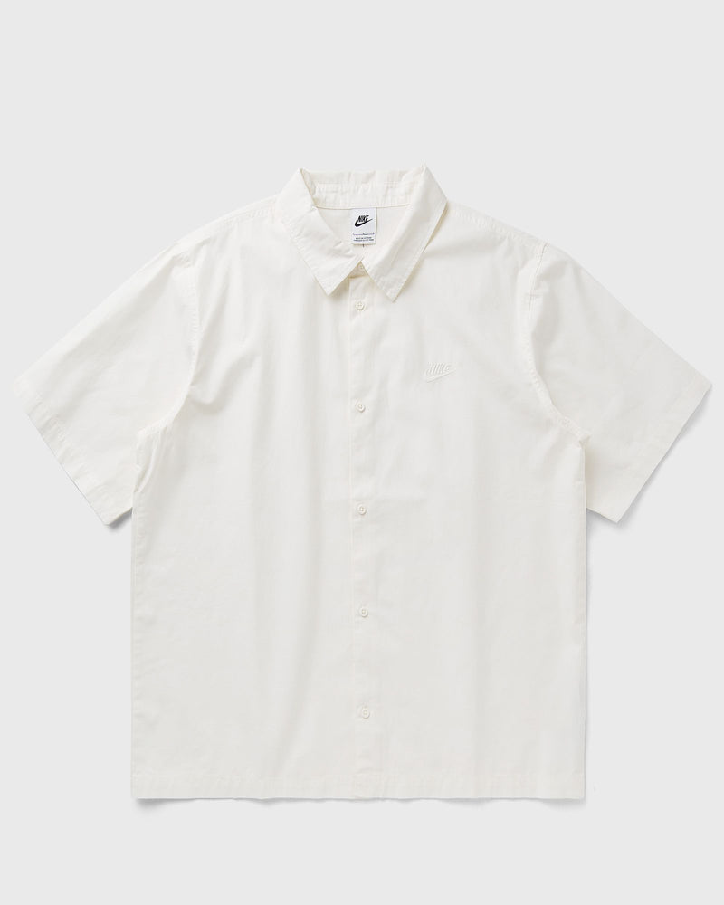 Nike CLUB SS BTN SHIRT WSH white