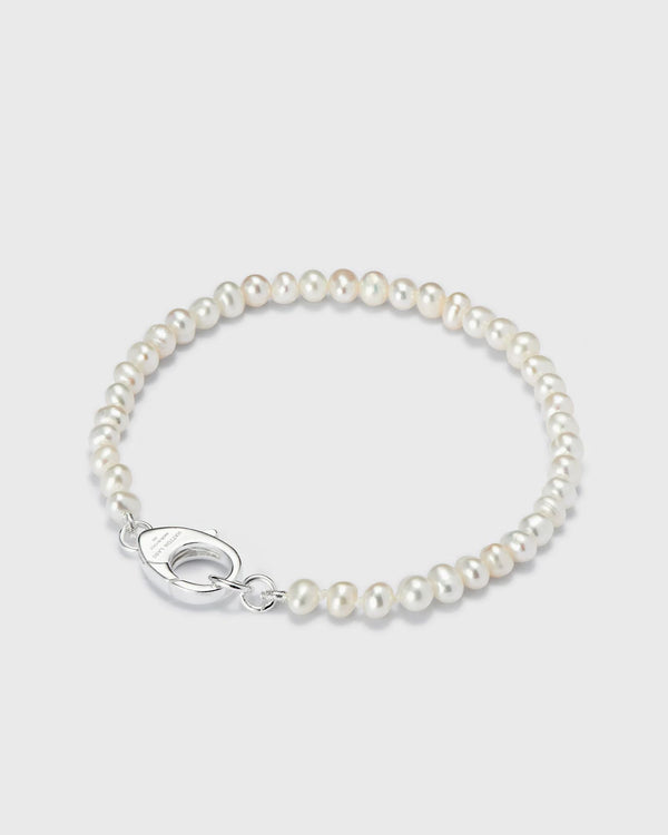 Hatton Labs Mini Pearl Bracelet silver