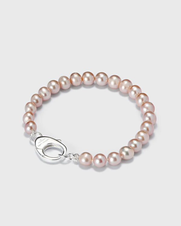 Hatton Labs Classic Pearl Bracelet pink