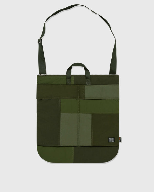 Comme Des Garçons Homme X Porter Patchwork Helmet Bag