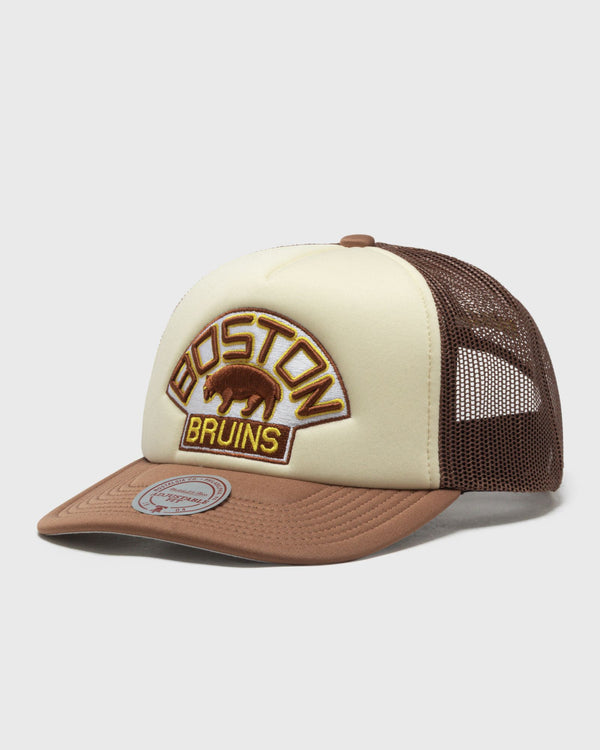 Mitchell & Ness NHL VINTAGE BLOCK TRUCKER VNTG BOSTON BRUINS brown|beige
