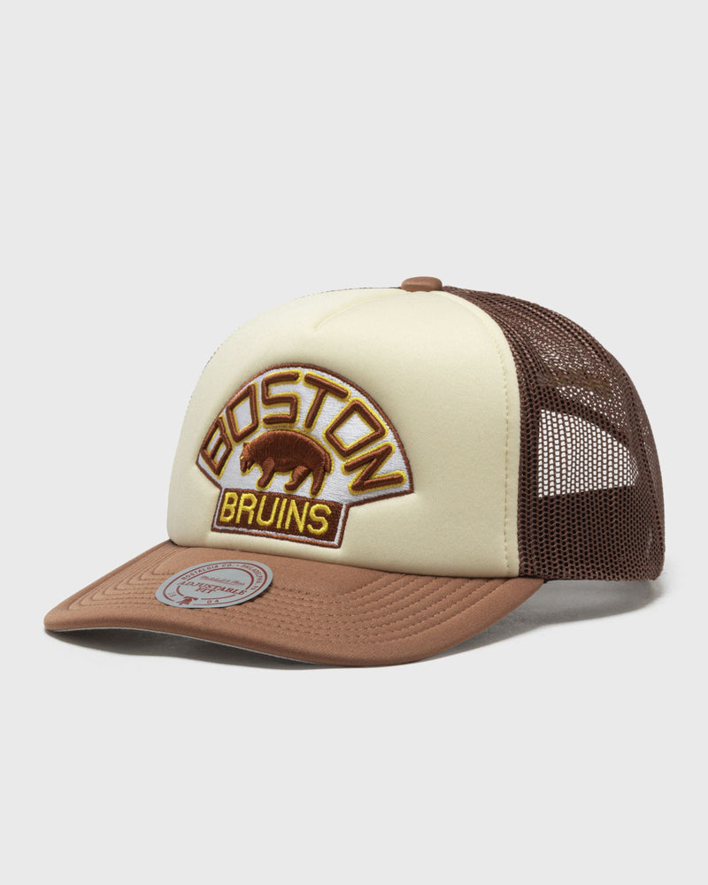 Mitchell & Ness NHL VINTAGE BLOCK TRUCKER VNTG BOSTON BRUINS brown|beige