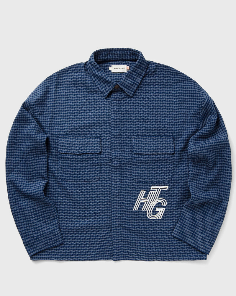Honor The Gift HOUNDSTOOTH HTG SHIRT blue