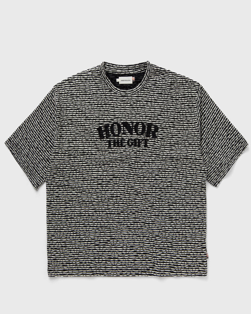 Honor The Gift Stripe BOX TEE black