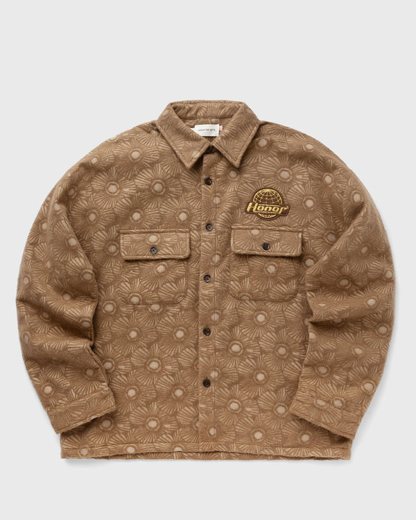 Honor The Gift FLORAL COVER SHIRT brown