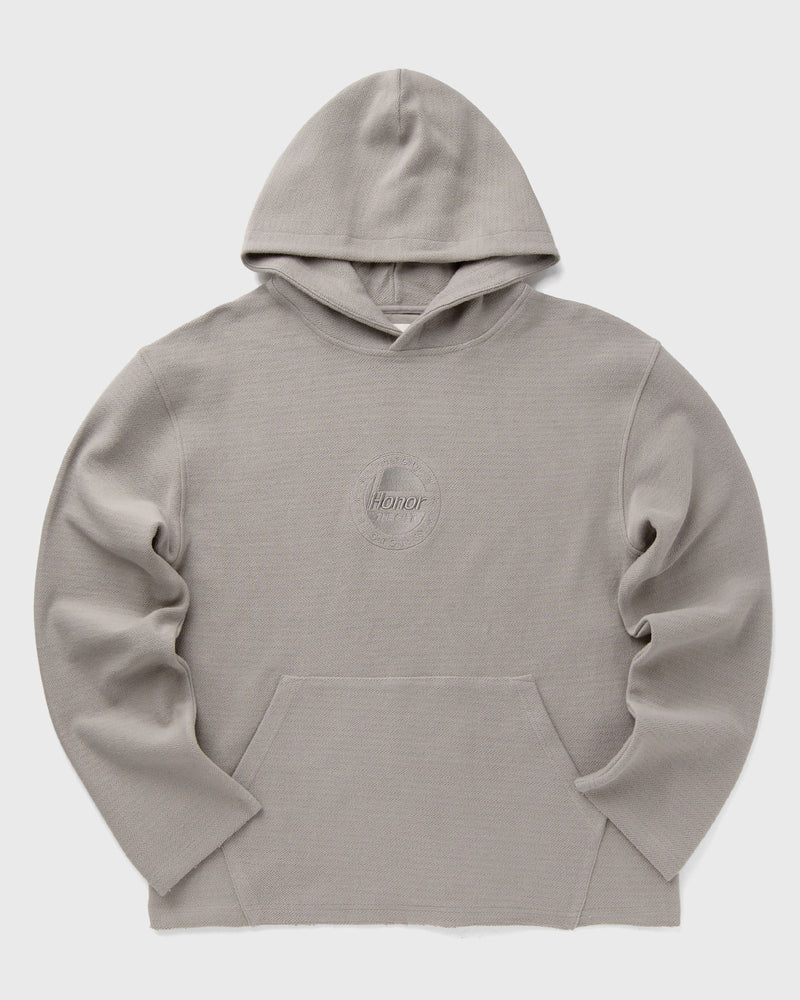 Honor The Gift RACE HERRINGBONE HOODIE grey