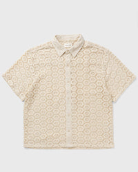 Honor The Gift Crochet Button UP beige