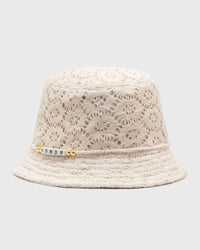Honor The Gift Friendship Crochet Bucket HAT beige