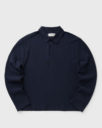 Honor The Gift LONG Sleeve KNIT POLO blue