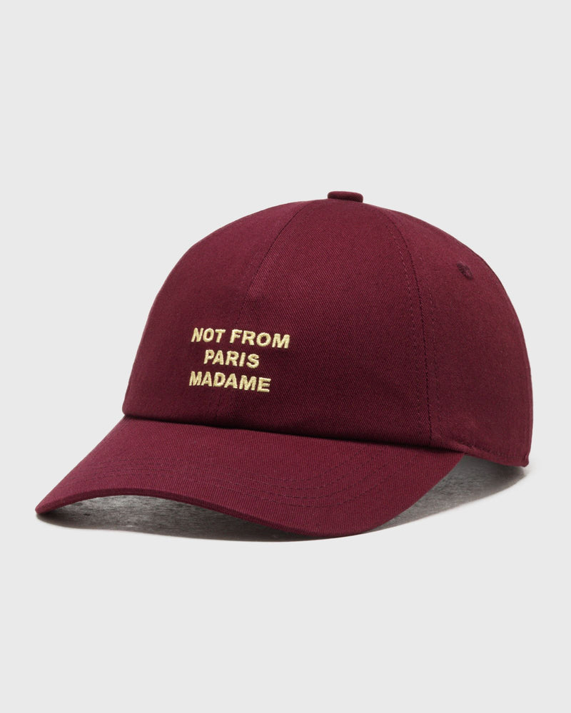 Drle de Monsieur La Casquette Slogan Cap red
