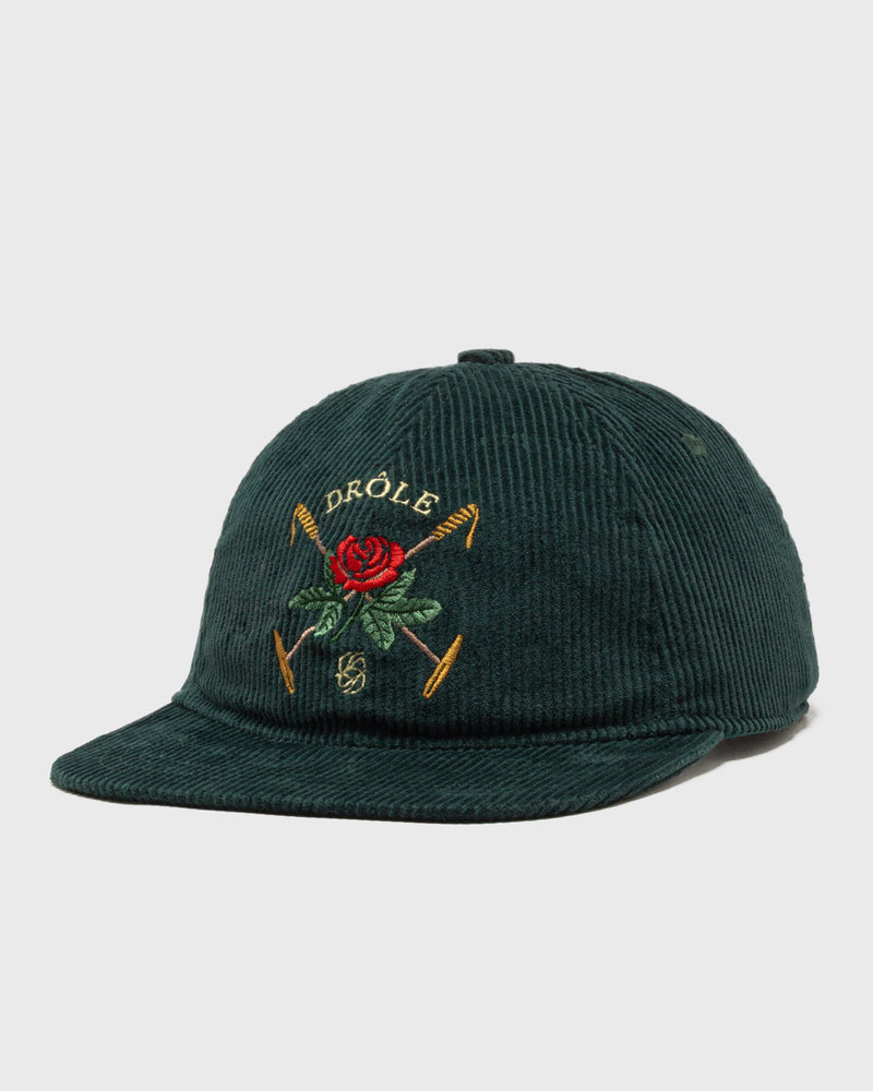 Drle de Monsieur La Casquette Velours Drle Rose Cap green