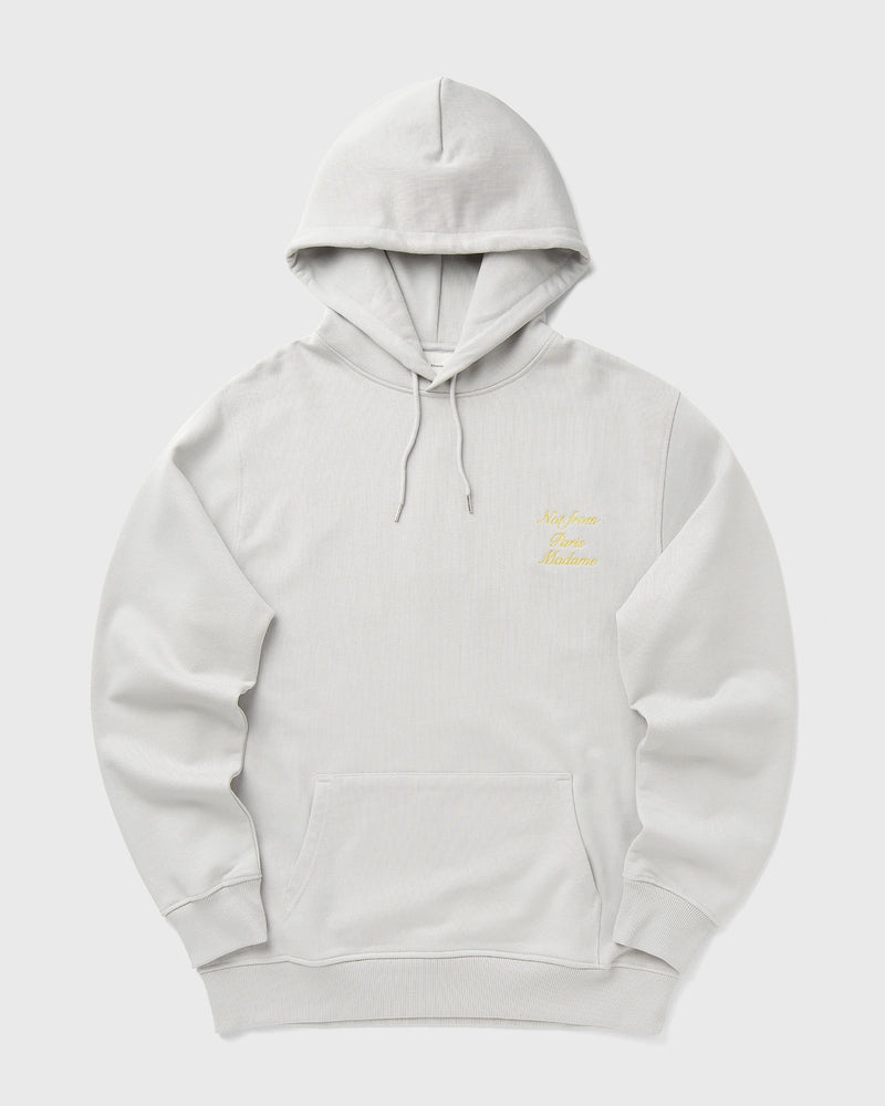 Drle de Monsieur Le Hoodie Slogan Calligraphy grey