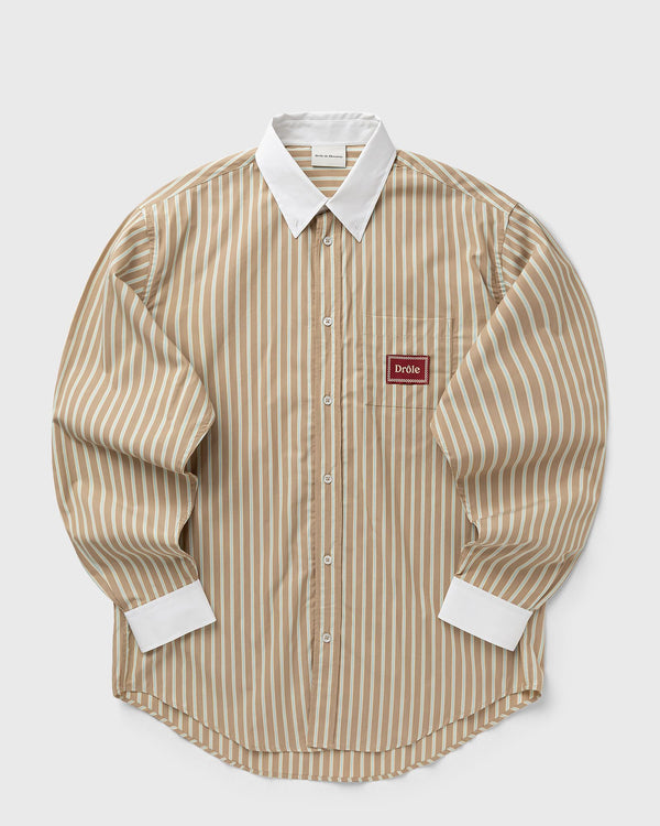 Drle de Monsieur La Chemise Pinstripes brown