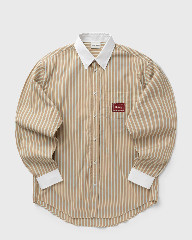 Drle de Monsieur La Chemise Pinstripes brown