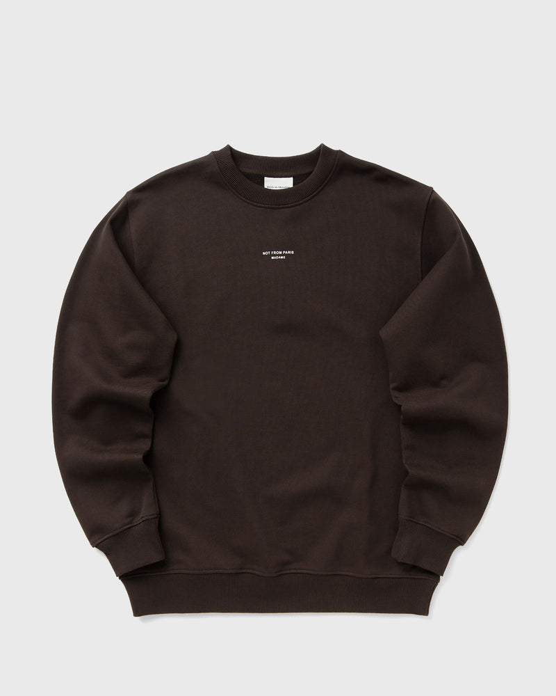 Drle de Monsieur Le Sweatshirt Slogan Classique brown