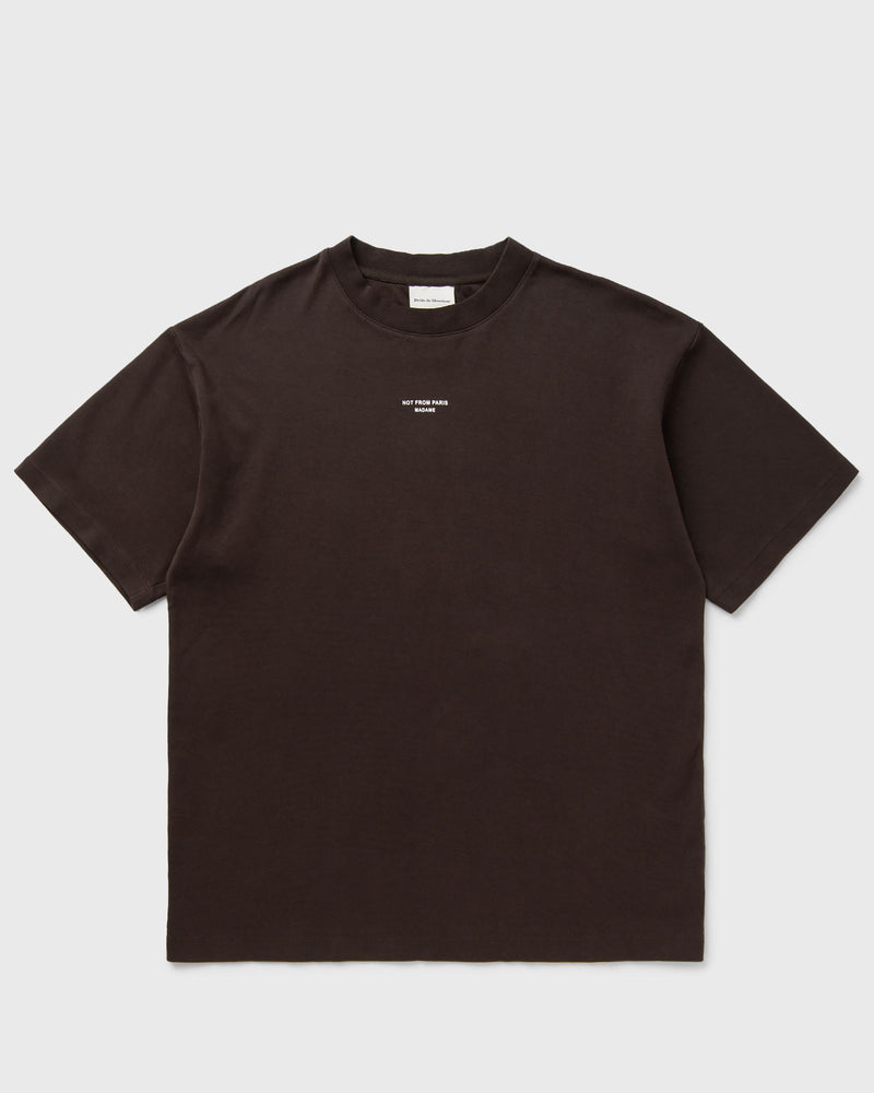 Drle de Monsieur Le Tee Slogan Classique brown