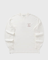 Drôle De Monsieur Le Tee Slogan Calligraphy ML white