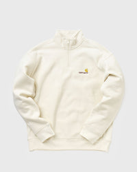 Carhartt Wip Half Zip American Script Sweat Beige
