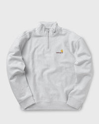 Carhartt Wip Half Zip American Script Sweatshirt Grey