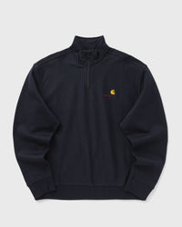 Carhartt WIP Half Zip American Script Sweat Black