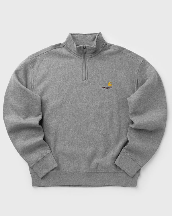 Carhartt WIP Half Zip American Script Sweat grey