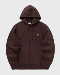 Carhartt WIP Hooded American Script Sweat Brown