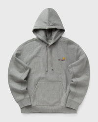 Carhartt WIP Hooded American Script Sweat Grey