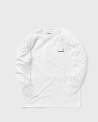 Carhartt WIP Longsleeve American Script Tee White