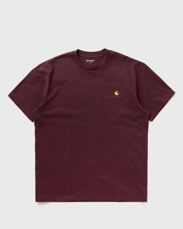 Carhartt WIP S/S American Script Tee red