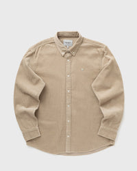Carhartt WIP L/S Madison Cord Shirt grey