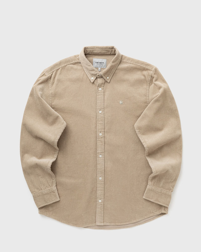 Carhartt WIP L/S Madison Cord Shirt grey