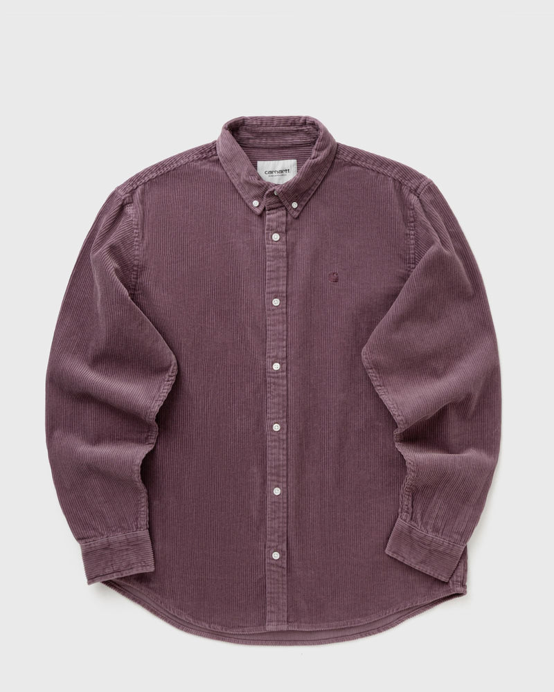 Carhartt WIP L/S Madison Cord Shirt purple