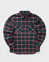 Edwin Millenium Shirt LS green|pink