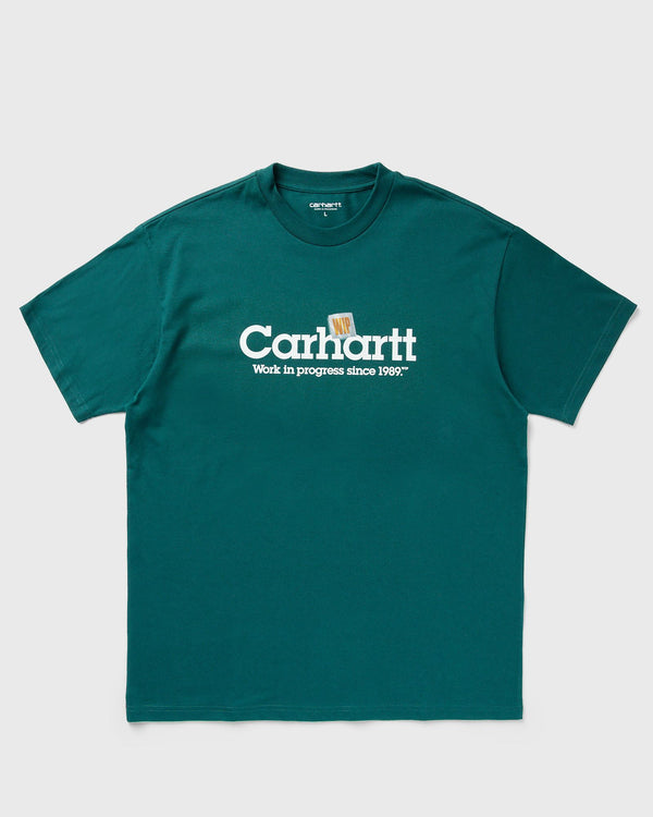 Carhartt WIP S/S Label Script Tee green