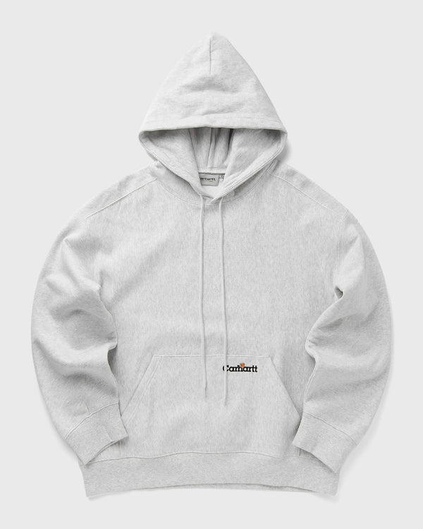 Carhartt WIP Hooded Label Script Sweat grey