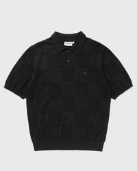 Carhartt WIP S/S Checker Polo black